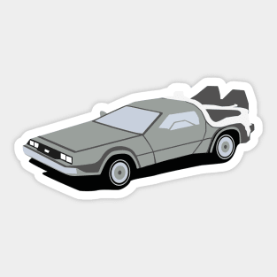 Why not do it with some style?! - Delorean Sticker